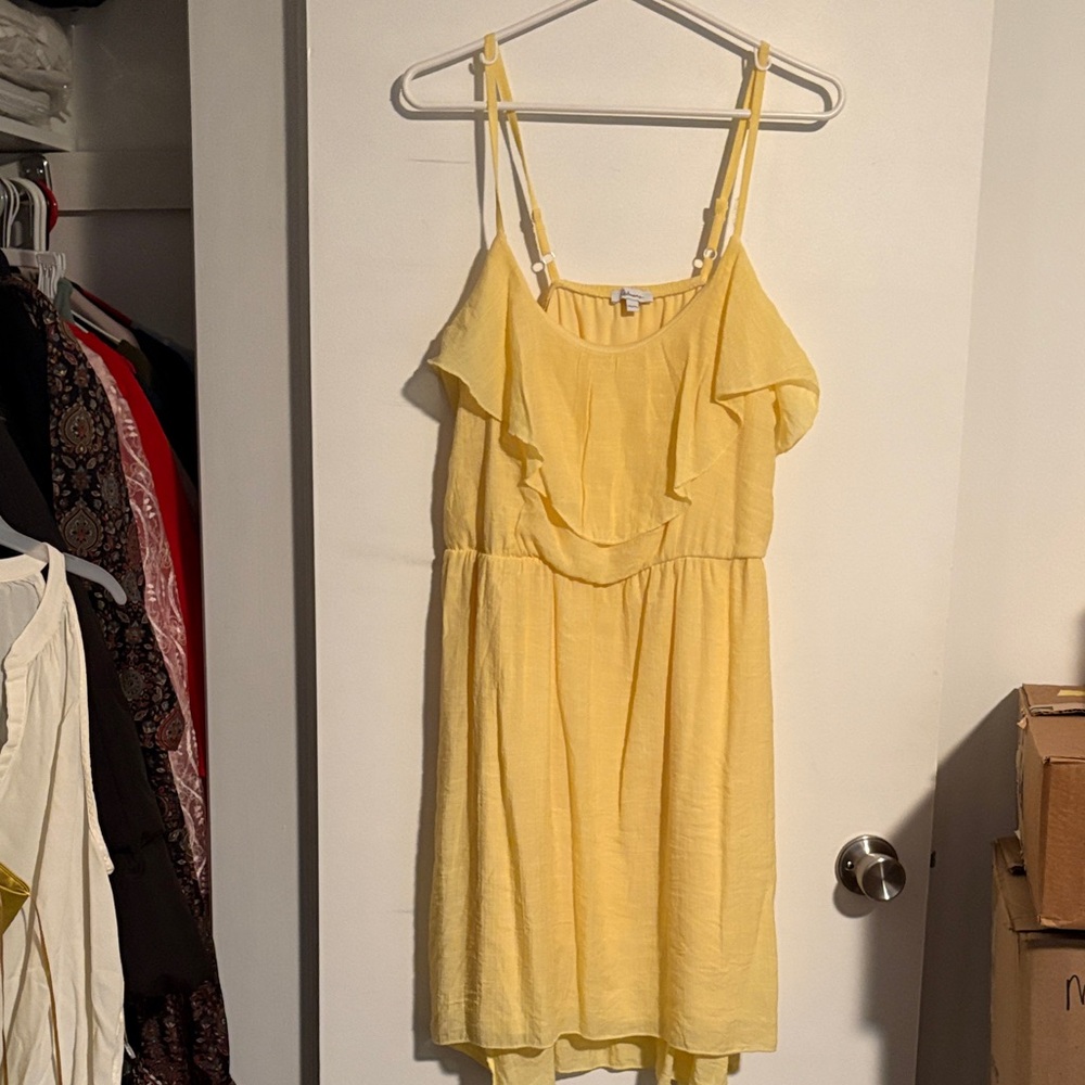 Reitmans Yellow High Low Dress